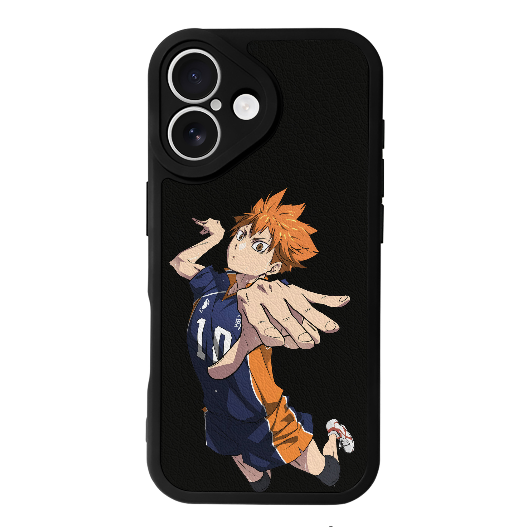 （画像用） ハイキュー!! Haikyu!! 【iPhone 16シリーズ対応】シリコンスマホケース（レザー調） 材質：シリコン